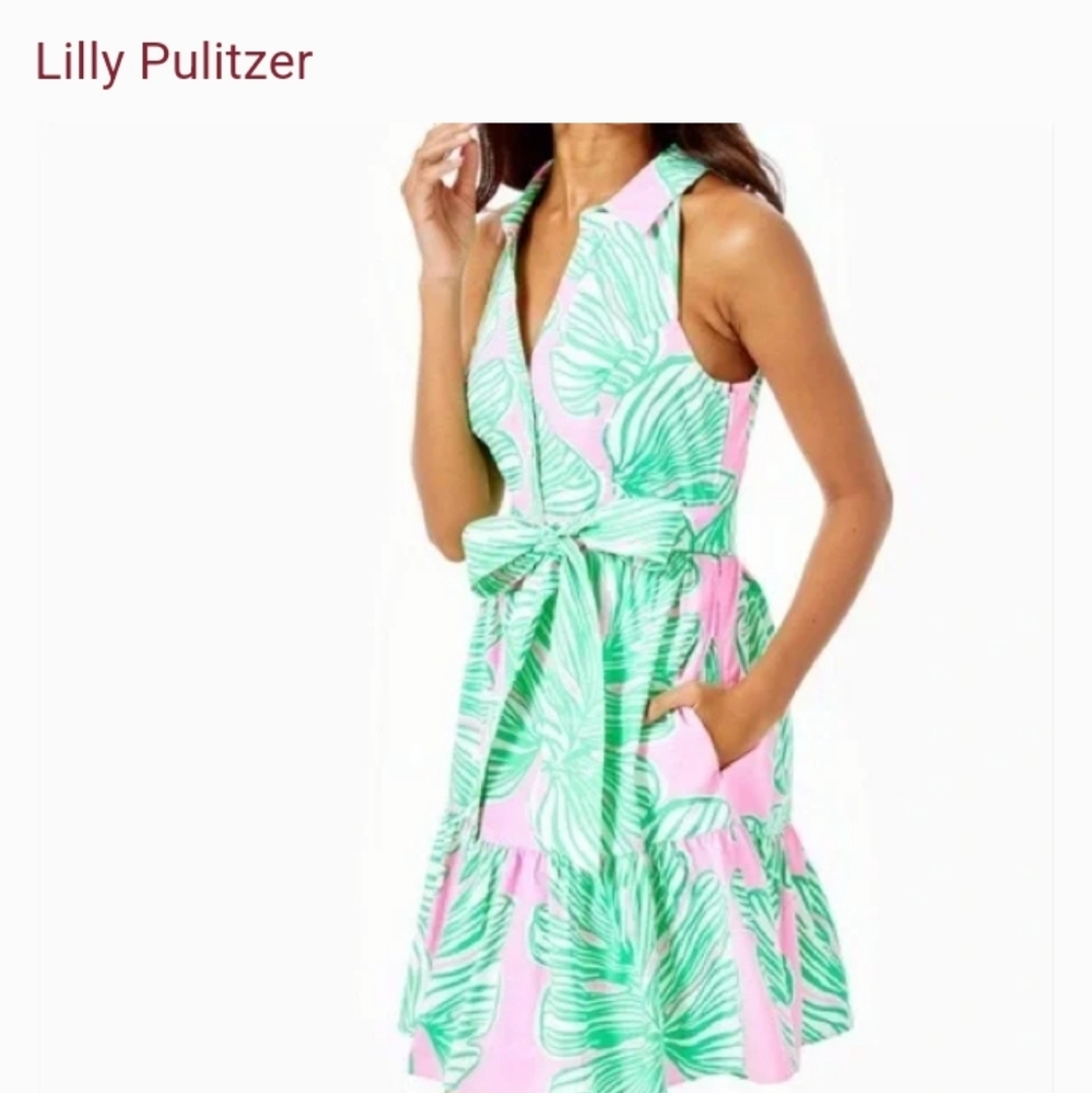 Lilly pulitzer Trisha stretch shirt dress, size 0